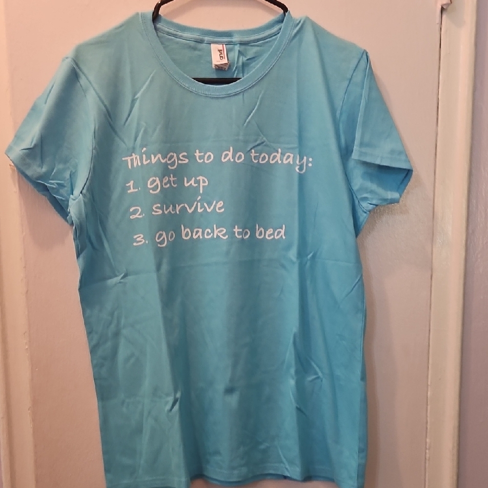 Blue Graphic Tee - Short Sleeve